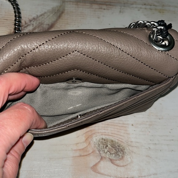 Rebecca minkoff Edie Date Night Crossbody deep taupe NWT - Picture 8 of 16